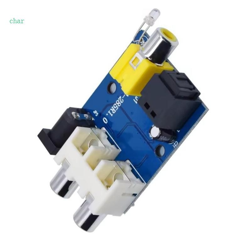 Char Advanced Coaxials Opticals Fiber ถอดรหัสโมดูล 5V 12V Power Ranges Low Jitter Circuit สําหรับเพิ