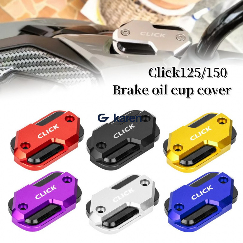เหมาะสําหรับ Honda CLICK 160 CLICK 125i V3 ฝาปิดถ้วยน้ํามันเบรคฝาปิดหม้อน้ํามัน