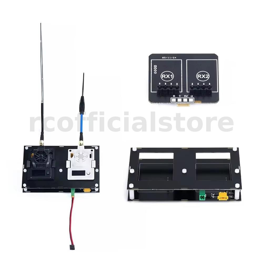 915MHz/2.4GHz Dual Receiver Transmitter Diversity Board RX & TX สําหรับ RC FPV Quadcopter Drone