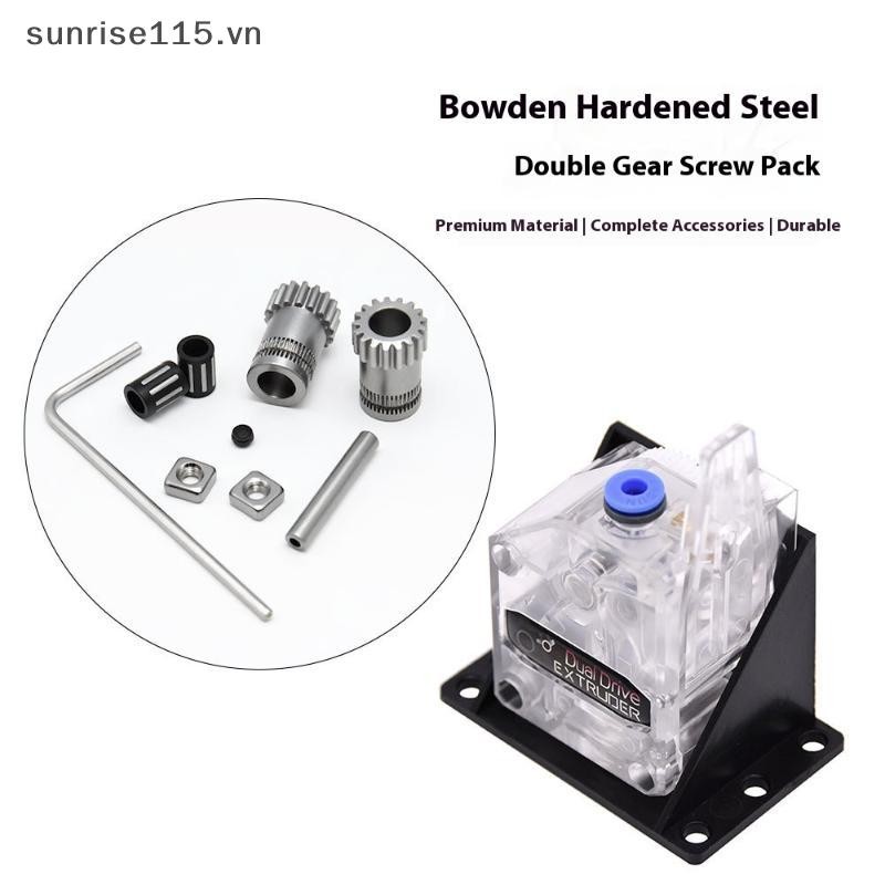 SRVN 1 ชุดอุปกรณ์เสริมเครื่องพิมพ์ 3D ชุดเกียร์ไดรฟ์คู่ Extruder อัพเกรด Btech ส่วนบุคคลสําหรับ Prus