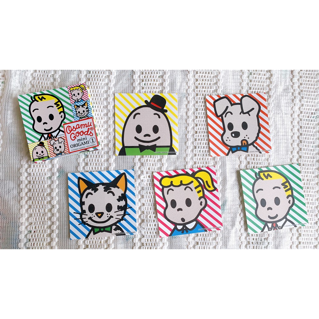 [Little Young] Japan osamu goods Harada osamu Retro Square Cute Note Paper Subpackaging