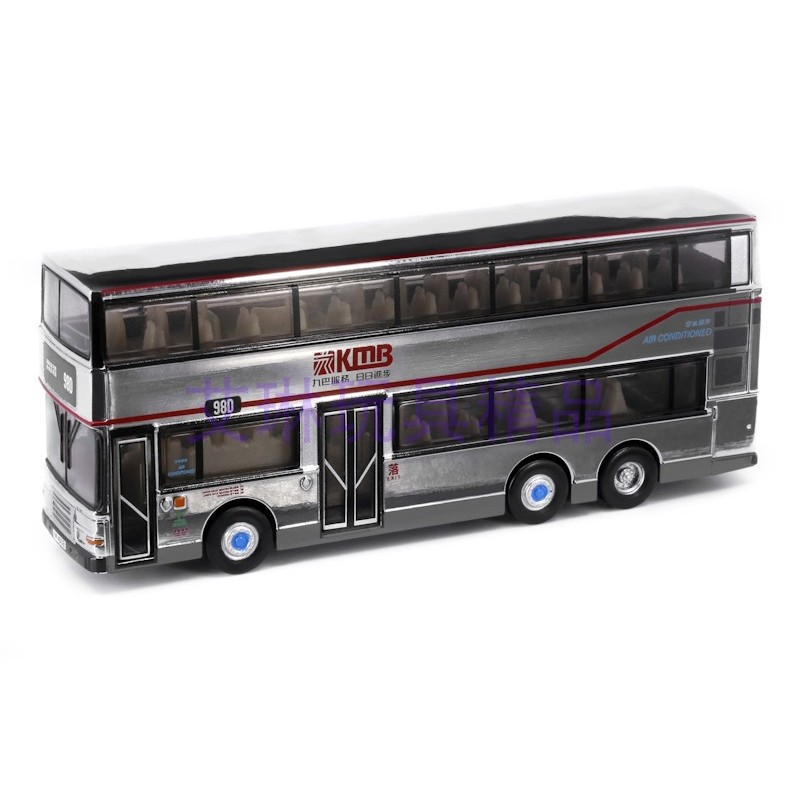 Tiny Micro Shadow 1: 110 Exhibition Limited KMB KMB Leyland Olympian Electroplating Silver Model Jew
