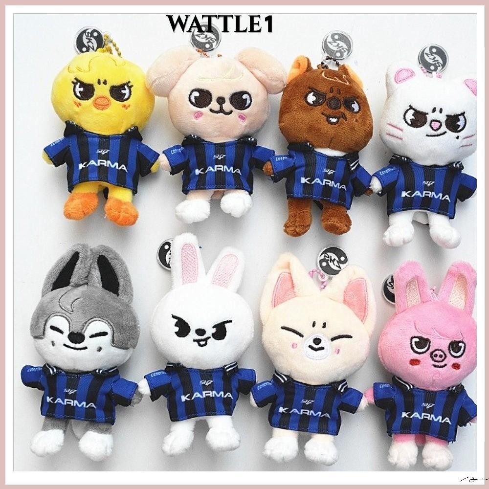 WATTLE SKZOO Karma ตุ๊กตาพวงกุญแจ, Stay SKZOO พวงกุญแจ Charm Felix KARMA SKZOO Plush Evil Emotion สไ