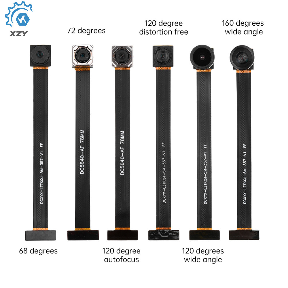 78 มม. OV5640 โมดูลกล้อง 68 72 120 160 องศาโฟกัสอัตโนมัติ AF ความละเอียดสูง 5 ล้านพิกเซล 24PIN DVP M