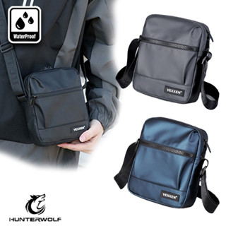 (w288) กระเป๋าสะพายข้างชายหญิง 4ช่องซิปแข็งแรง ผ้ากันน้ำ ดูด…