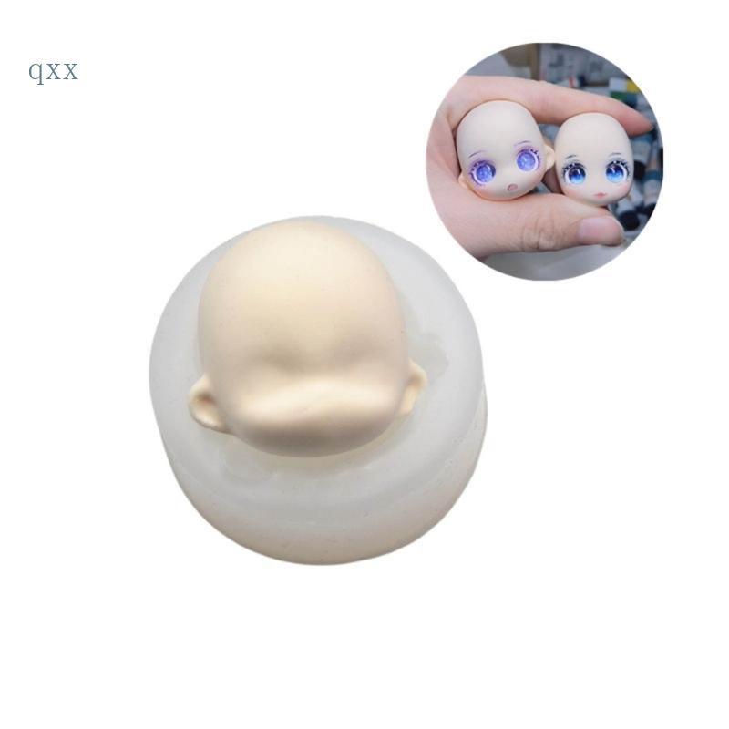 CH* Baby Face Clay Mould Face Mould Epoxy Resin Mould สําหรับตกแต่งเค้ก