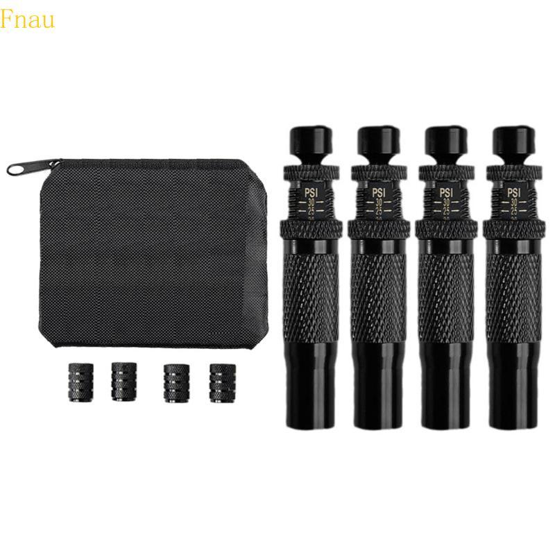 Fnau Offroad Ready Quick ชุดเครื่องมือเติมลมยาง 4 ชุด Fine Tune 0 7-2 1 บาร์ มาพร้อมวาล์ว Caps และ H