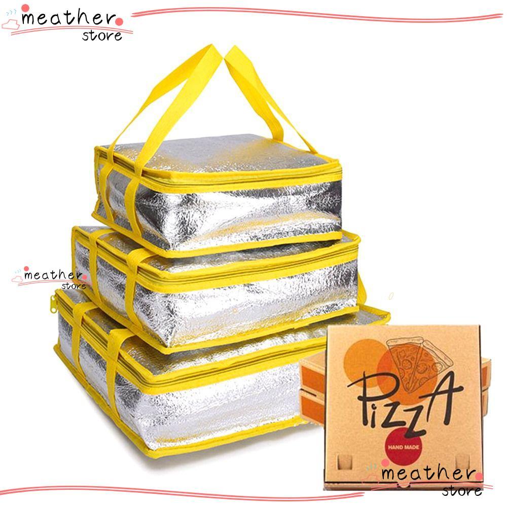 MEATHERSTORE Pizza Delivery Bag Portable Delivery Carrier Drink Storage Ice Pack