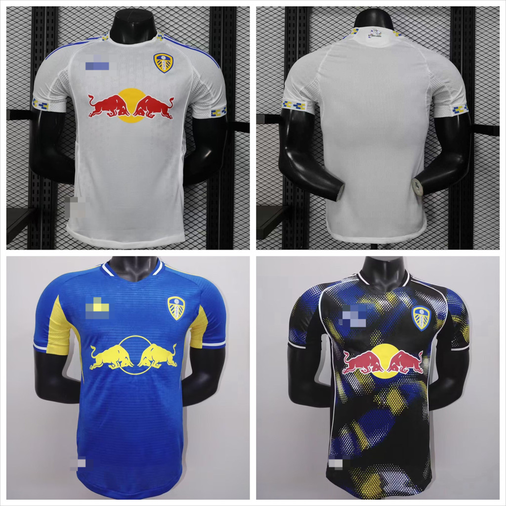 เสื้อยืดแขนสั้น.Player Edition 2526 Leeds United Home และ Away