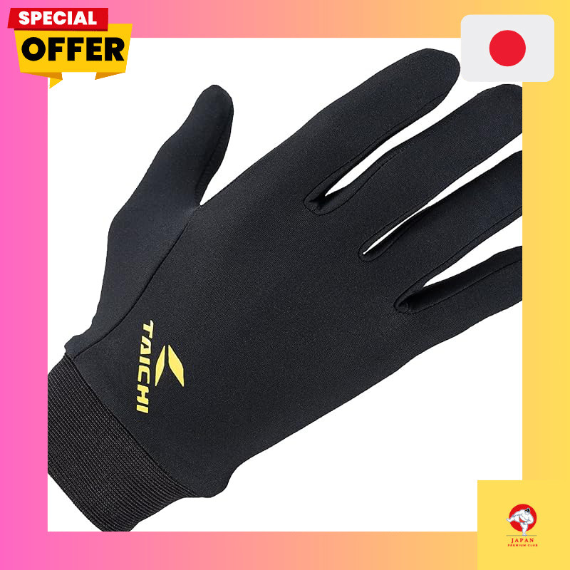 RS TAICHI Warm Ride Stretchable Inner Gloves for Autumn/Winter - RST130 Black