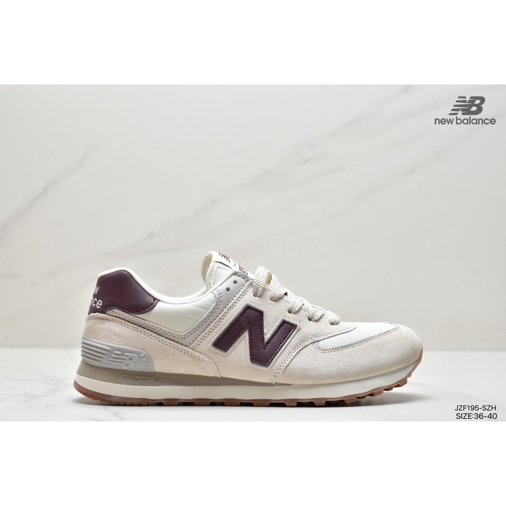 New Balance ML574 เข้าร่วมรองเท้าผ้าใบ Oriinal Classic retro Casal Sports Wear-resistant Casal Soes