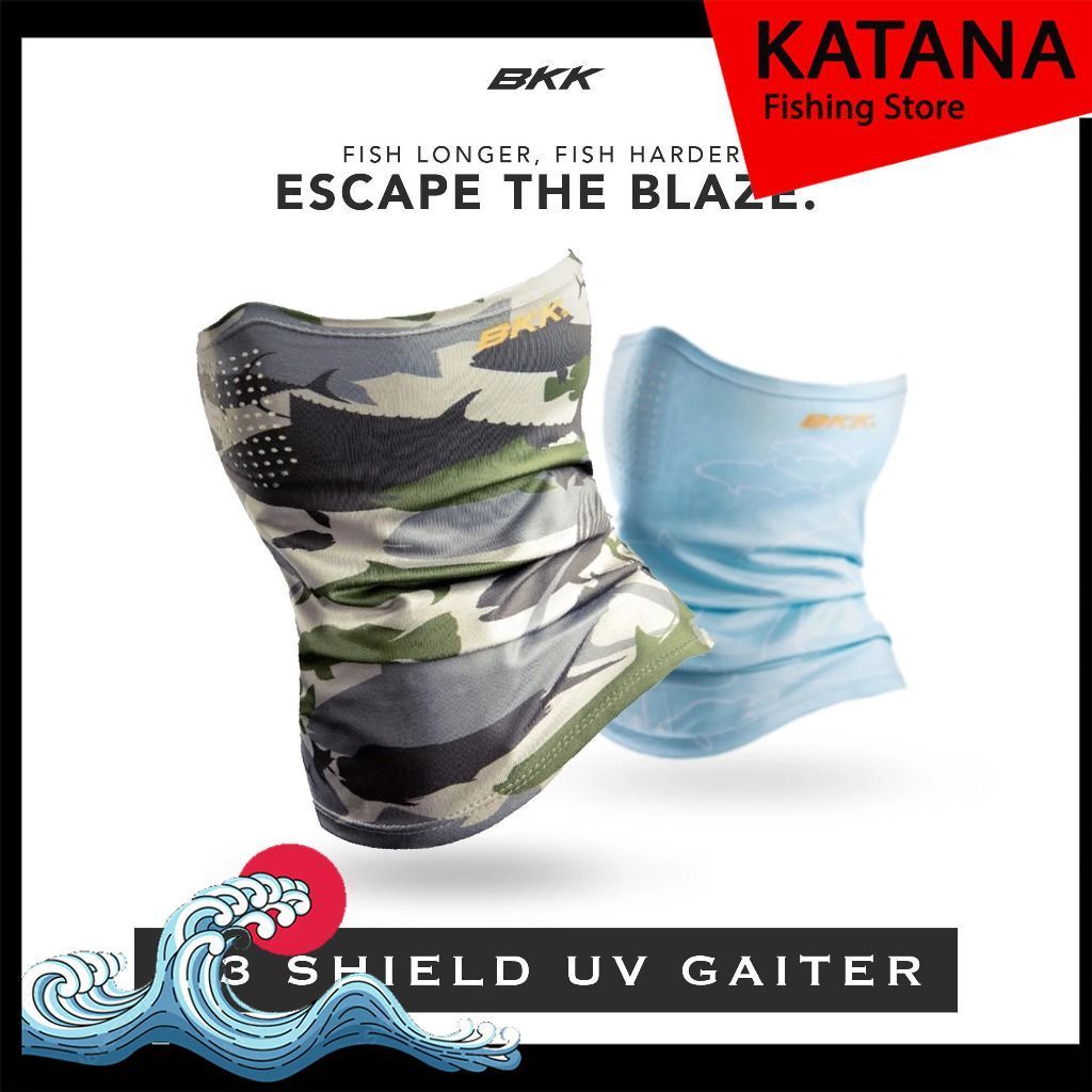 [Katana Fishing] BKK O3 SHIELD Face Cover ครีมกันแดดสําหรับตกปลาและปิคนิค