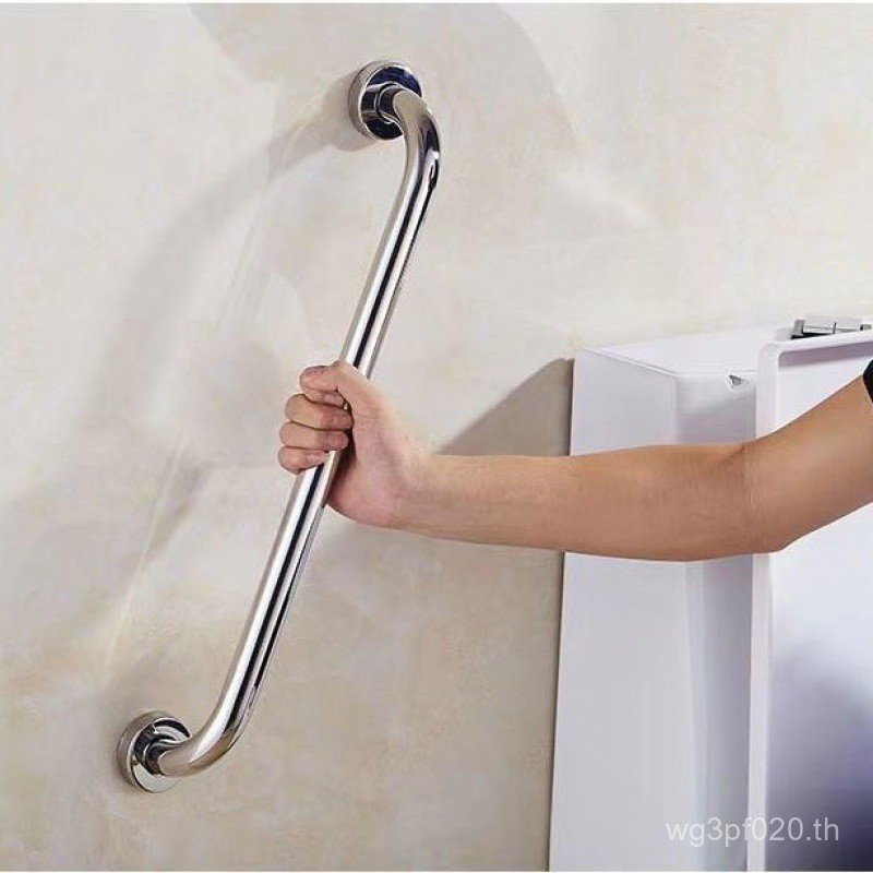 ราว304ราวกันลื่นกันกระแทกห้องน้ําความปลอดภัยสแตนเลสผู้สูงอายุราวห้องน้ํา ไร้สิ่งกีดขวาง ห้องน้ํา ว0v