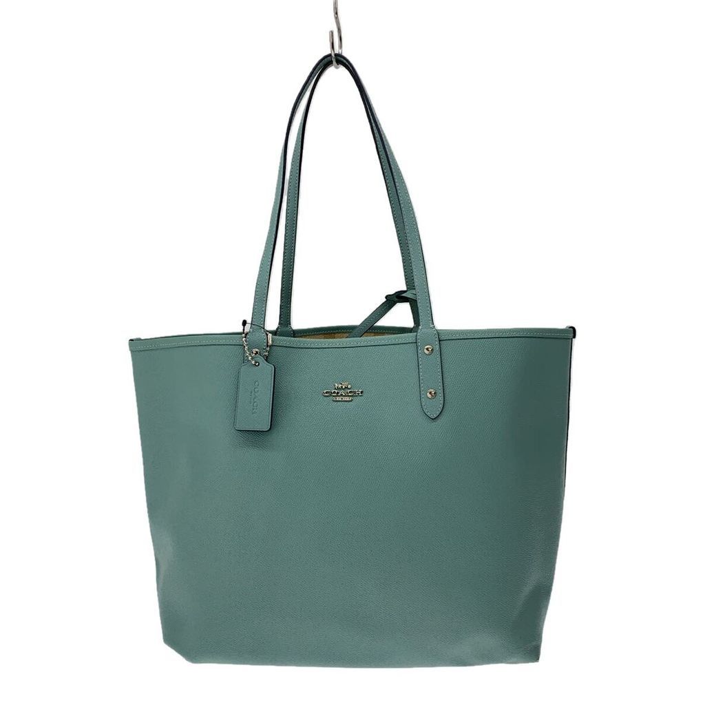 COACH Tote PVC BLU F36658 Direct from Japan Secondhand