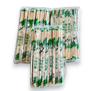 🍝40คู่ ตะเกียบอนามัย ใช้แล้วทิ้ง ตะเกียบไม้ โพธิ์ทอง🍝 #F-001…