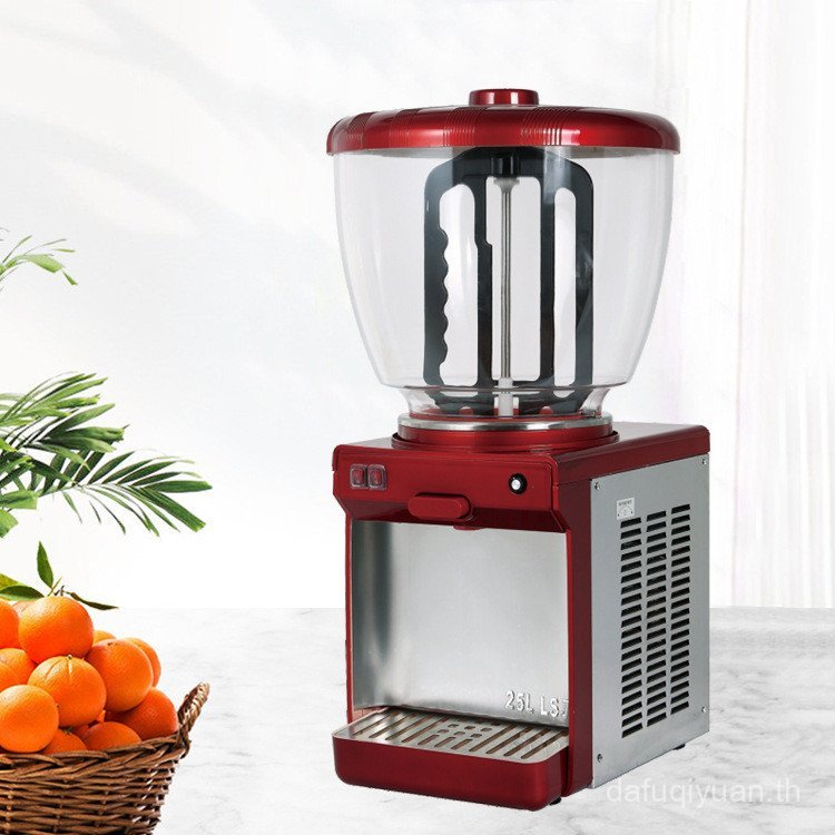 Borconi 25L สแตนเลส Commercial Dual-กระบอกคั้นน้ําผลไม้อุณหภูมิถังเดี่ยวเดี่ยวเดี่ยว-เย็น Bever