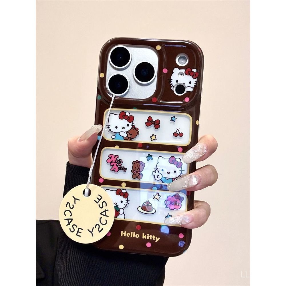เคสโทรศัพท์เหมาะสําหรับiPhone 7 8 X XS XR XSMAX 11 12 13 14 15 16 17 Pro max Plus Airการ์ตูนHollow Polka Dot KT Shock-proofกันกระแทกเคสรวมทุกอย่างZIIC ราคา ถูกที่สุด ดีลบีเคเค แกลเลอรีภาพที่ 4