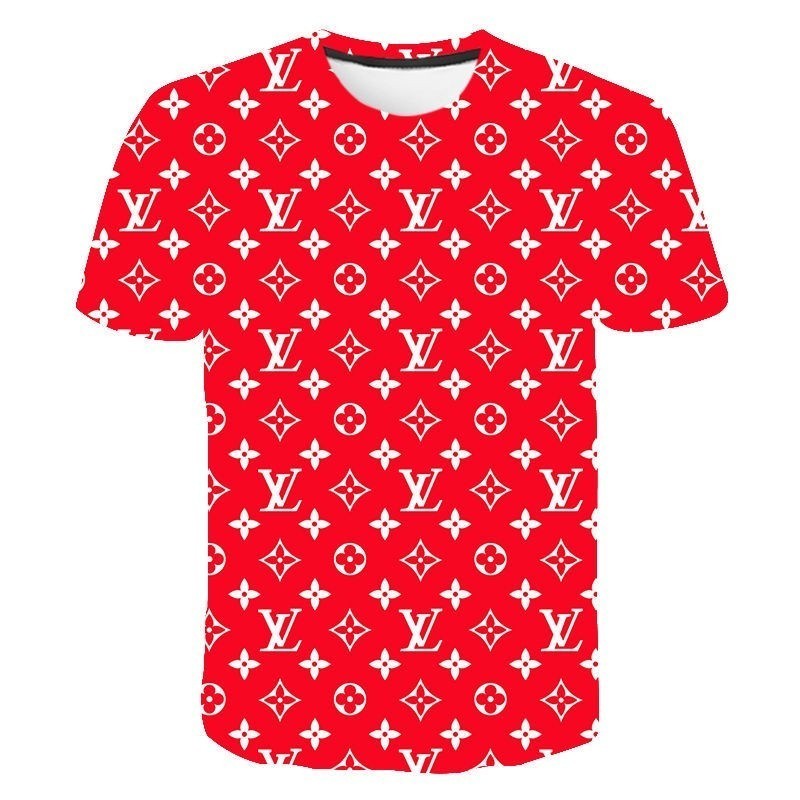 เสื้อยืดแขนสั้นหลุยส์ วิตตอง สำหรับผู้ชายและผู้หญิง หลายไซส์ ราคา ถูกที่สุด ดีลบีเคเค แกลเลอรีภาพที่ 5