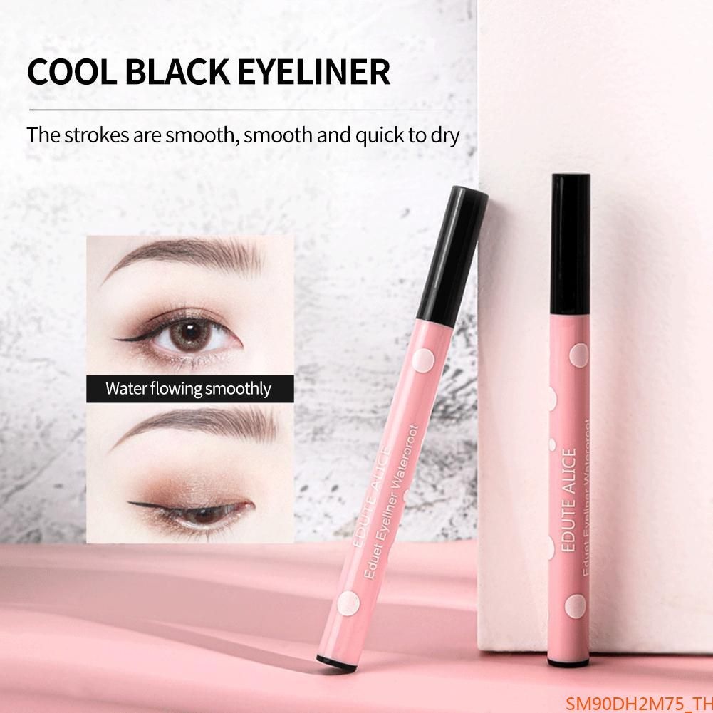 EDUTE ALICE Polka Dot Eyeliner อายไลเนอร์เนื้อบางเบา แห้งเร็ว ไม่เลอะง่าย เหมาะสำหรับผู้เริ่มต้น