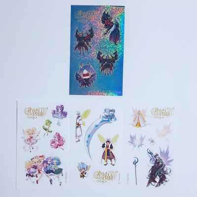 Little Flower Fairy Movie Miracle Girl Stickers Cute Princess Children Cartoon Stickers สติ๊กเกอร์รา