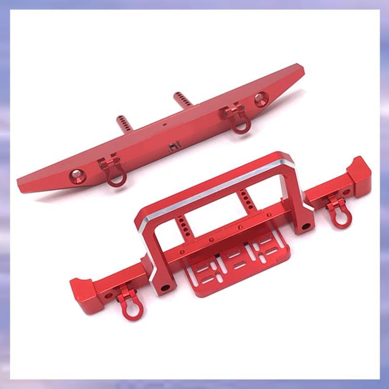 โลหะด้านหน้าด้านหลังกันชนสําหรับ 1/10 RC Crawler รถ MN999 MN222 TRX4 SCX10 90046 90047 RC รถอะไหล่อั