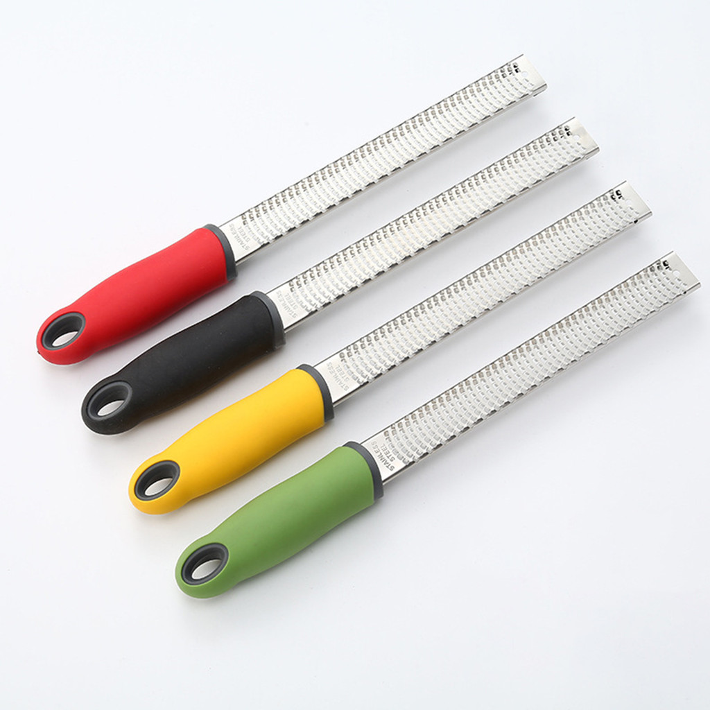 เครื่องขูดมะนาว Zester & Cheese Lemon Zester ที่แข็งแกร่งด้วยฟันมุมที่สมบูรณ์แบบเหมาะสําหรับกระเทียม