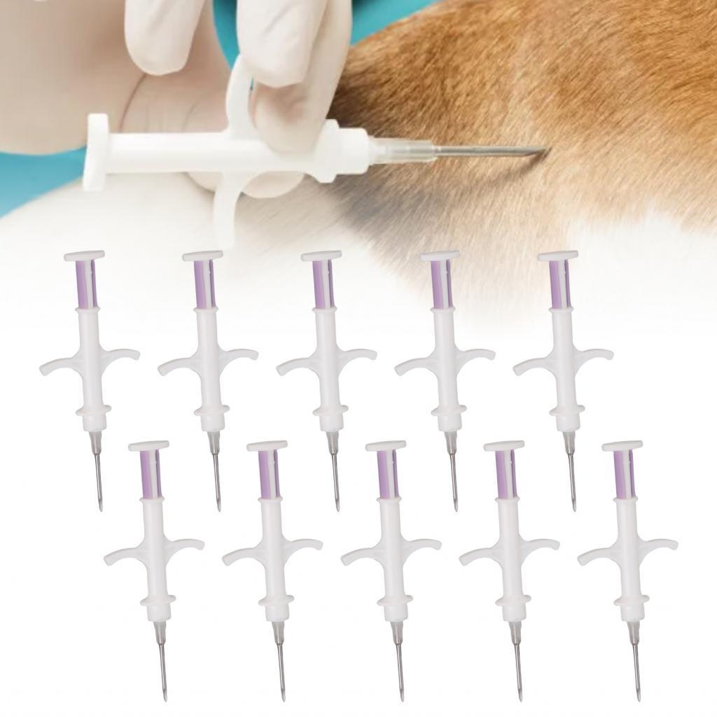 Allinit ciglow 10 Pack Universal Pet Microchip IS011784/5 FDX - B 134.2kHz 125KHz แท็ก ID 512bit สัต