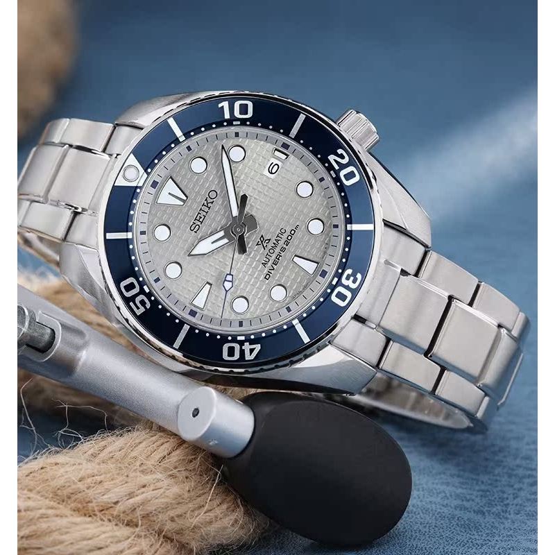 Seiko นาฬิกาขนาดเล็ก mm6R อัตโนมัติดําน้ํานาฬิกาผู้ชาย SPB367J1/325/321/323/143/103J1