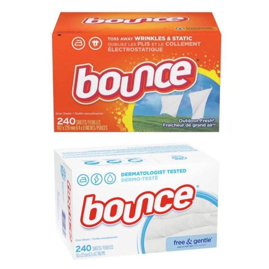 แผ่นหอมปรับผ้านุ่ม Bounce Dryer Sheets ใส่ในเครื่องอบผ้า