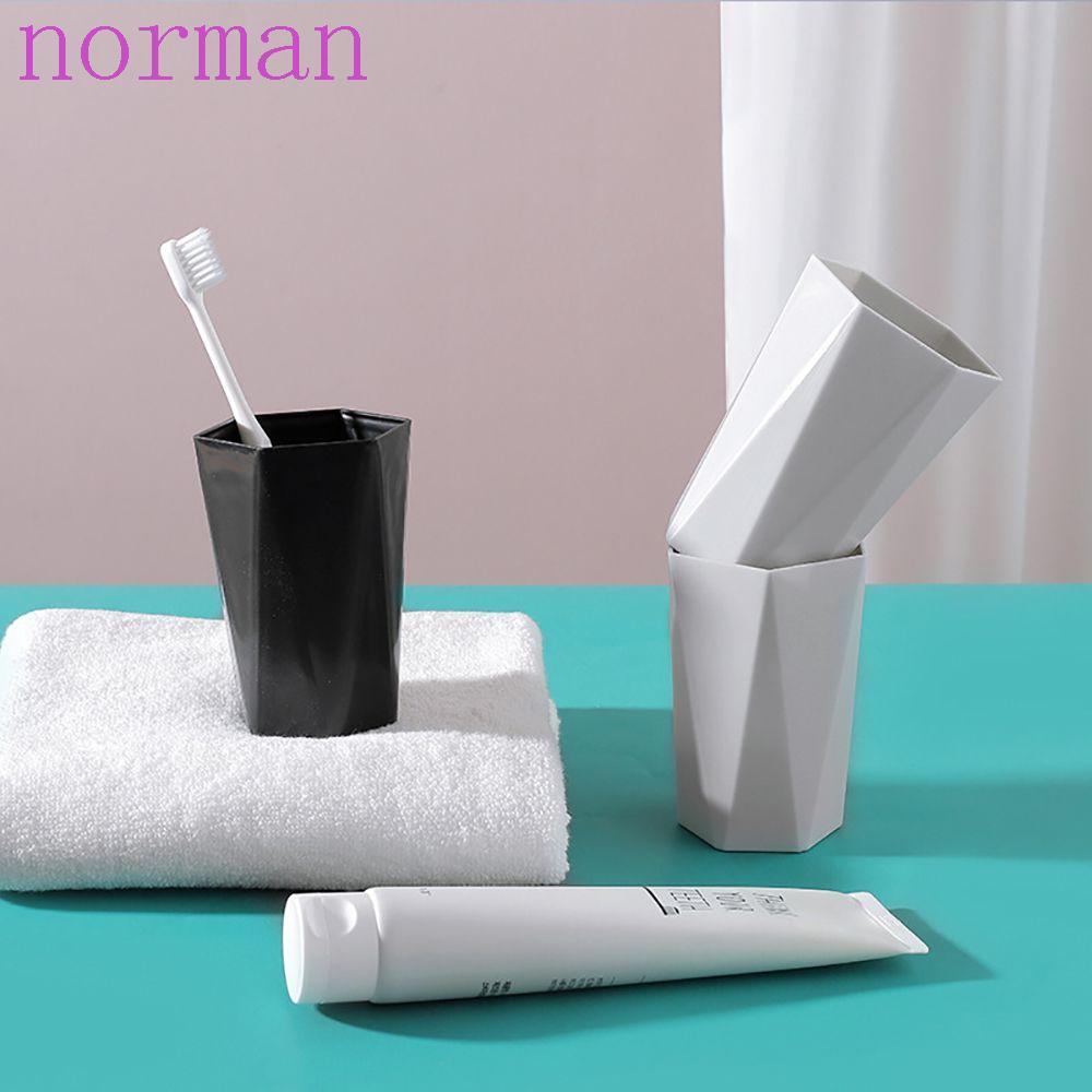 NORMAN ห้องน้ํา Tumblers สําหรับน้ําผลไม้แบบพกพา C0ffee แก้วอุปกรณ์ห้องน้ําถ้วย Drinkware เก็บดื่มผู