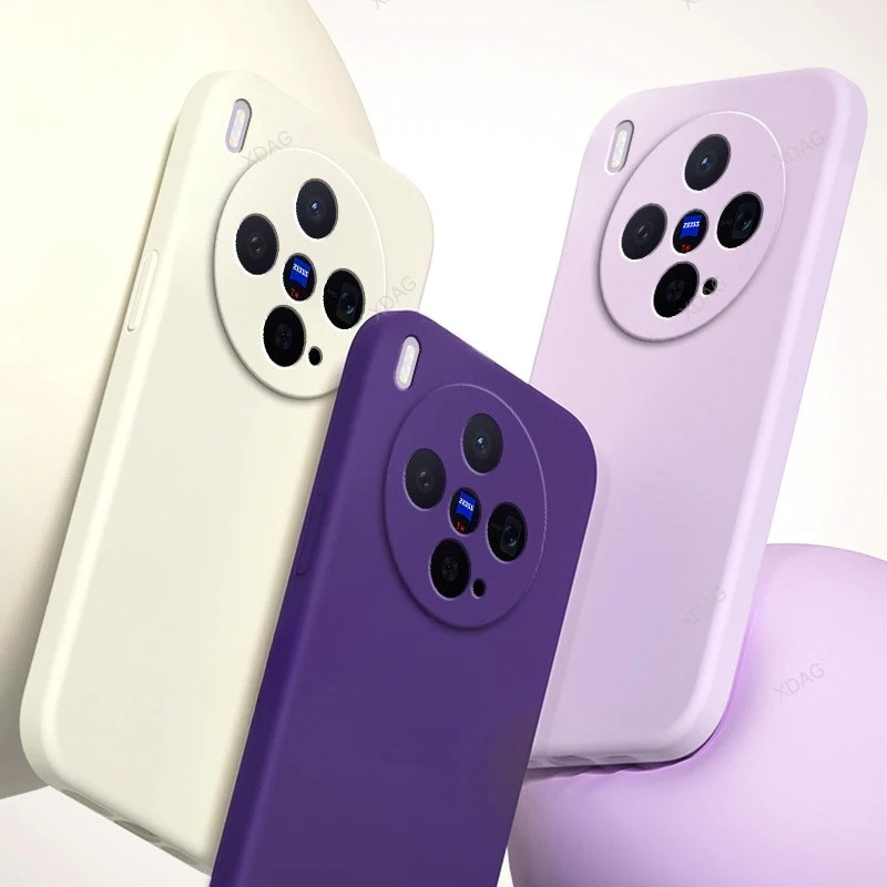 สําหรับ vivo X200 X300 Ultra Pro กรณีซิลิโคนเหลว Silky Touch โทรศัพท์ปกหลังสําหรับ vivoX200 vivoX300