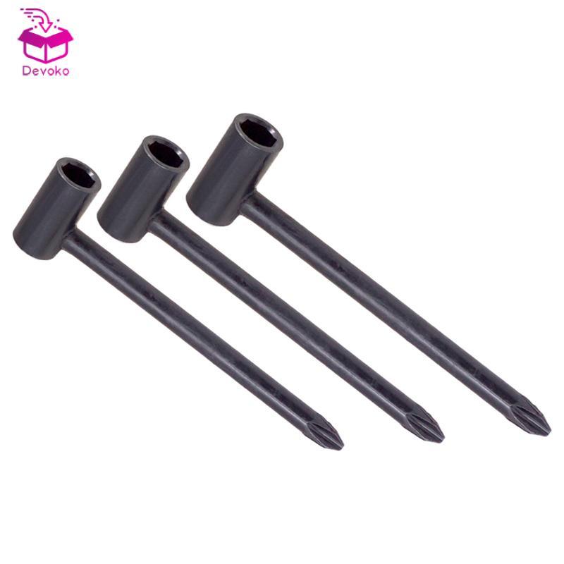 [chiwanji2mf] ชิ้นส่วนซ่อมประแจคอกีตาร์แบบปรับได้ 3 เท่า ทนทาน ก้านเหล็ก 7 มม./8 มม./6.35 มม.