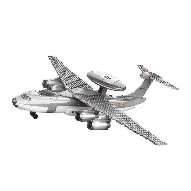 ใช้งานร่วมกับ Lego Combat Aircraft Building Blocks J-20 J-15 Blackbird Reconnaissance Aircraft Build