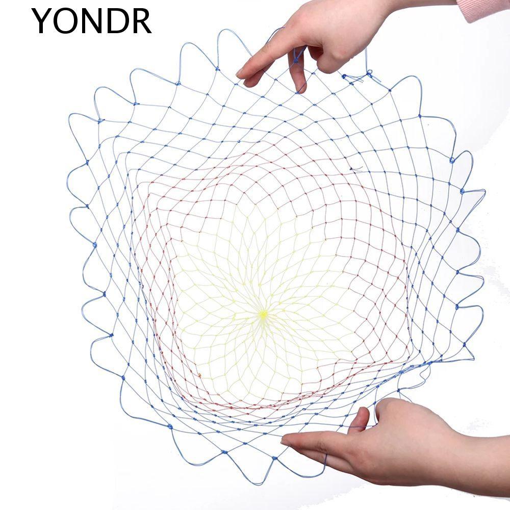 YONDR Rhombus ตาข่ายพับได้ 3 ขนาด 40/50/60 ซม. เหมาะสำหรับการตกปลาราคาสุทธิ