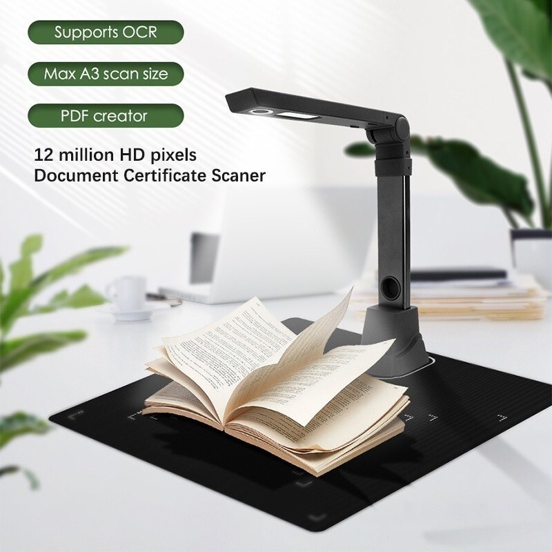 hipping 【HOT SALE】12 million Pixel High Camera HD Office Contract Scanner A3 Photo Teaching Book Int