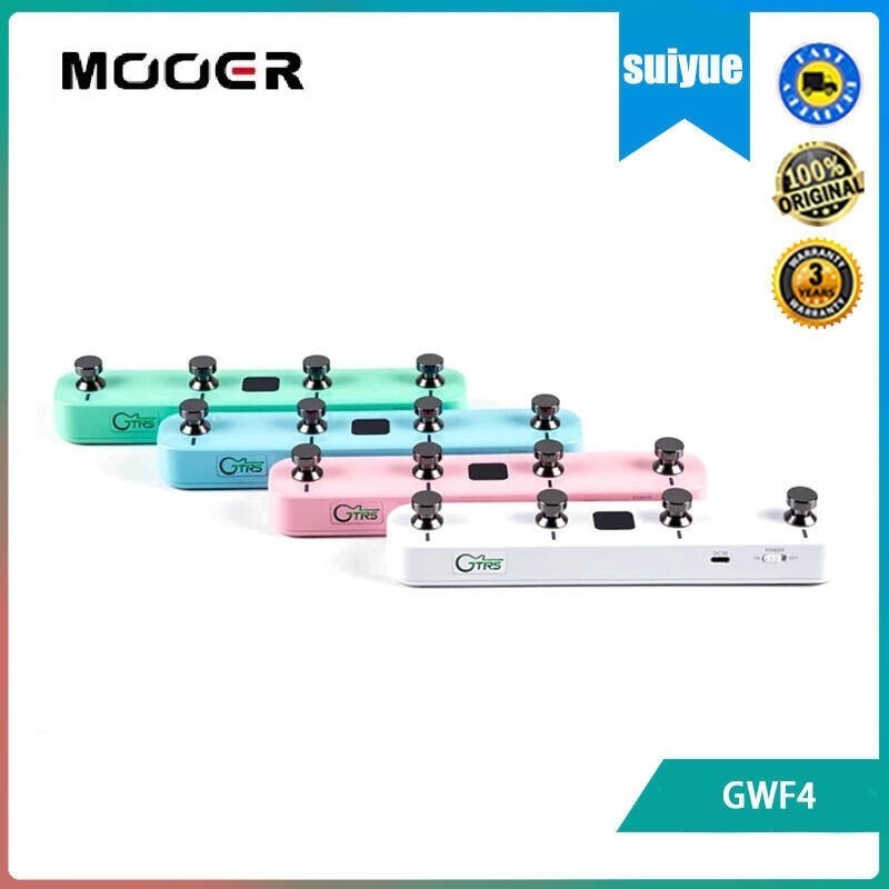 Mooer GWF4 Footswitch Switch Pedal Controller for Prime P1 Smart Guitar Pedal and Gtrs Electric Guit