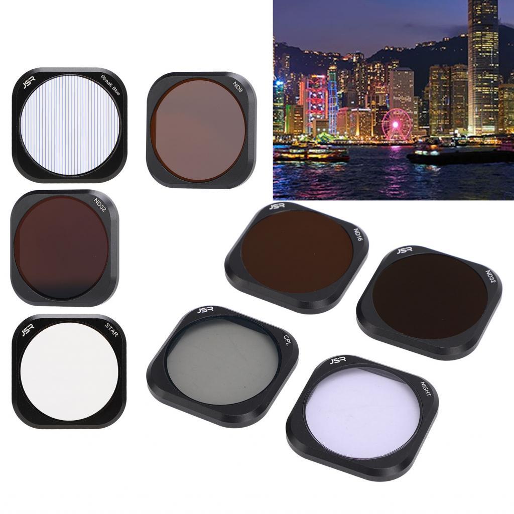 Star Night Blue Streak Effect Filter Optical Glass ND8 ND16 ND32 ND64 8PCS ND CPL ชุดสําหรับ Insta36