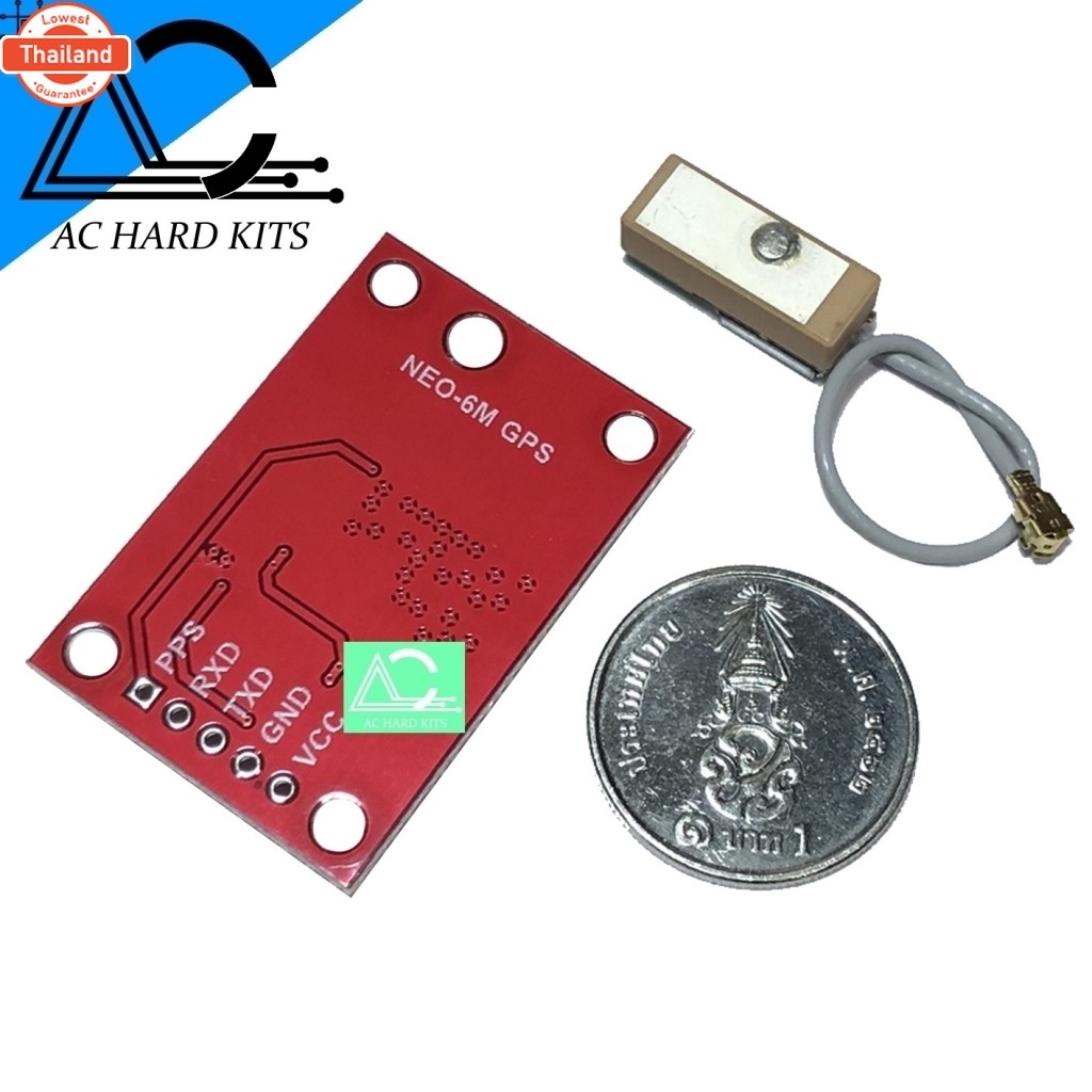 GPS Module GY-NEO6MV2 NEO-6M พร้อมสายอากาศ