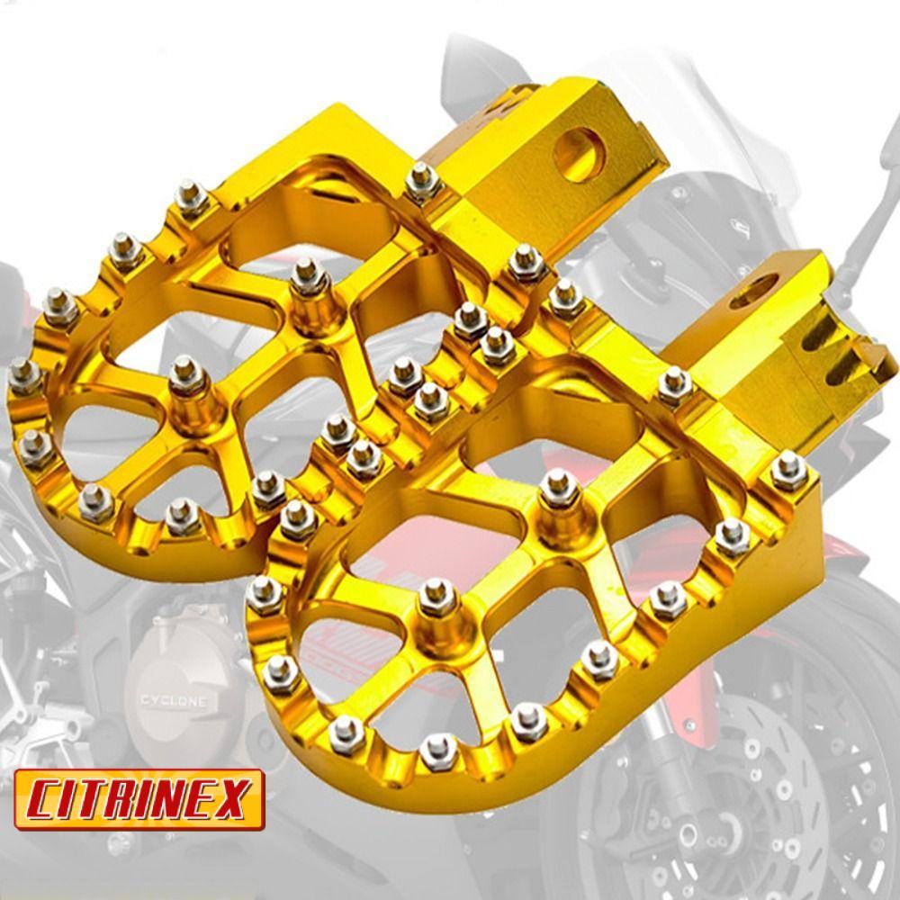 หมุดเท้าจักรยานสกปรก CITRINEX CNC ทนทาน|Footpegs Rest, Hot Rest Pedal CNC สําหรับ MX 650 500 MX650 M