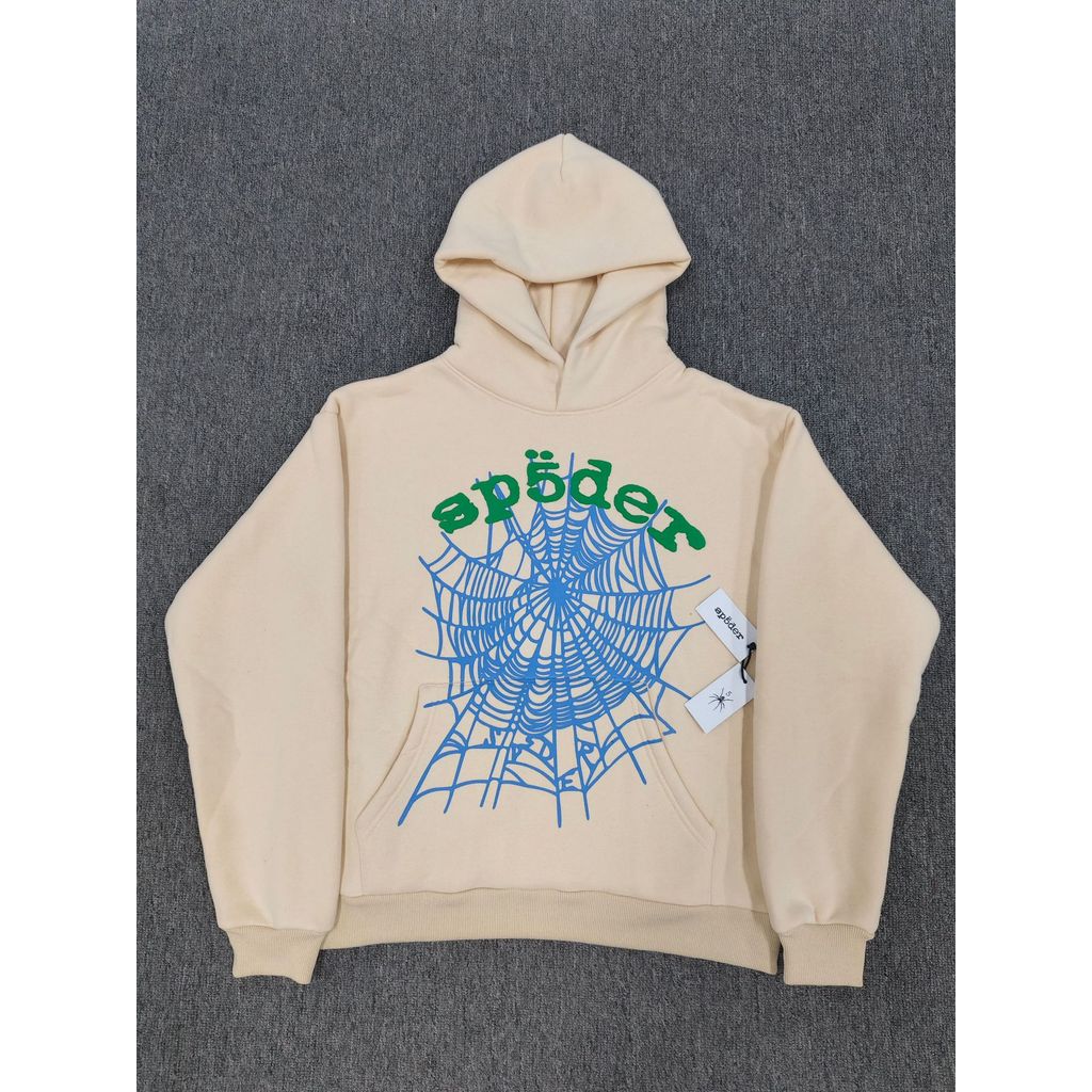 PTKJ Sp5der อเมริกันกีฬา Hoodie Spider Hip Hop Street อินเทรนด์เสื้อกันหนาวผู้ชาย