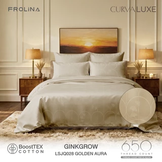 Frolina Curva Luxe Collection Set ผ้าปูที่นอน และ ปลอกผ้านวม BoostTex Cotton 650TC