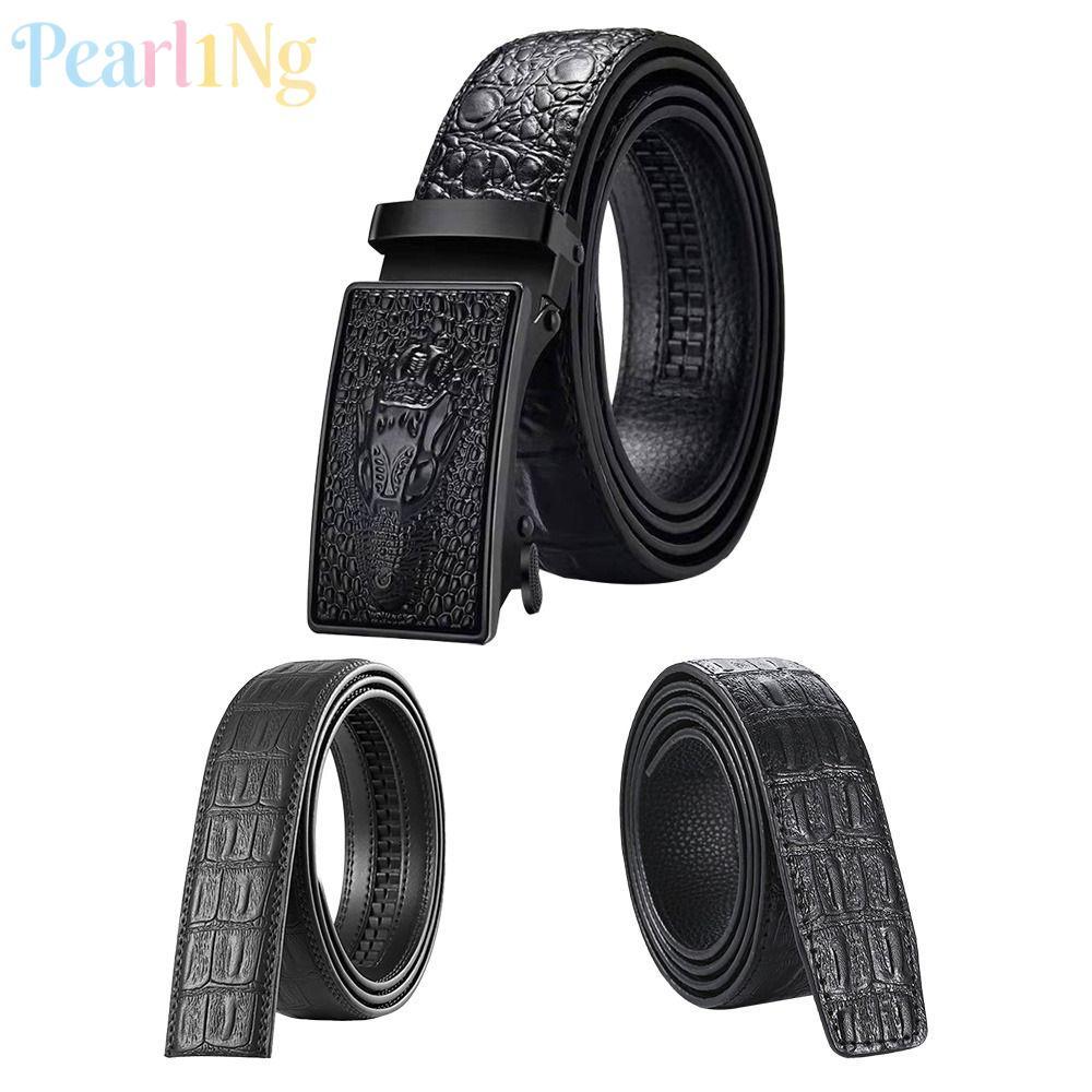 PEARLTH เข็มขัดหนัง Strong Vintage Man เข็มขัดธุรกิจ