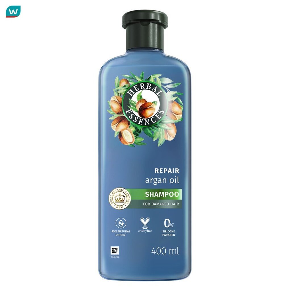 HERBAL ESSENCES  เฮอร์บัลเอสเซ้นส์แชมพูรีแพร์อาร์แกนออยล์โมรอคโค 400มล. [8001090222848]