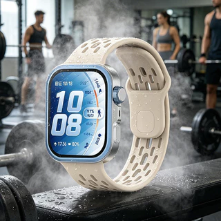 สายพันธุ์ซิลิโคน for Huawei Watch Fit 5 5 Pro 4 4 Pro สายรัดนาฬิกาแบบยางกีฬา อะไหล่เสริม for Huawei Fit 5/5 Pro