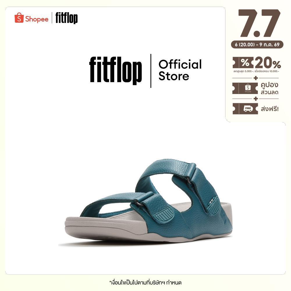 FITFLOP GOGH MOC LEATHER รองเท้าแตะผู้ชาย รุ่น L05-D53 สี GREEN