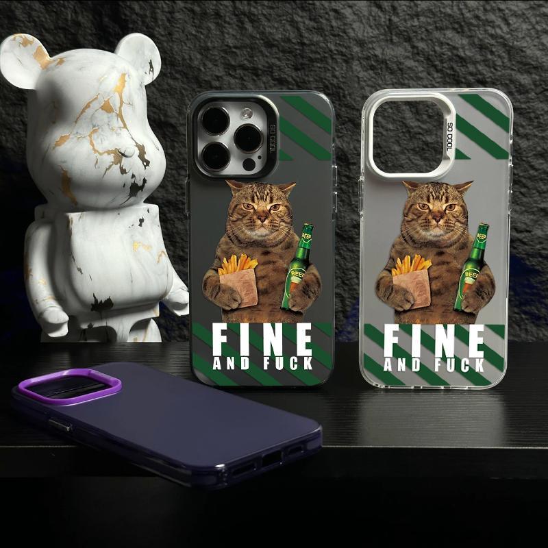 House cat ins applies to Apple 16Pro mobile phone case iPhone15 new 14/13/12 Promax explosion 11 17 
