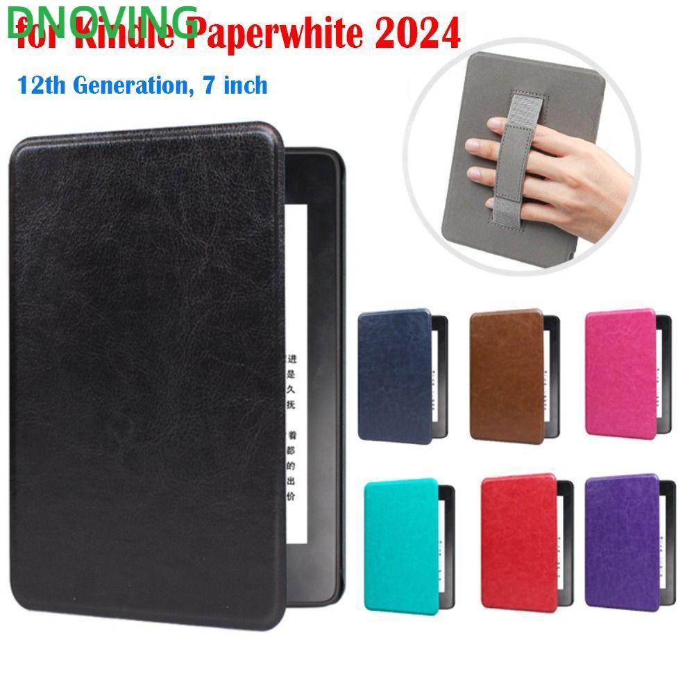 DNOVING eReader Cover, หนัง Auto Sleep/Wake Colorsoft ป้องกัน, สายคล้องมือ SA569P Slim Funda สําหรับ