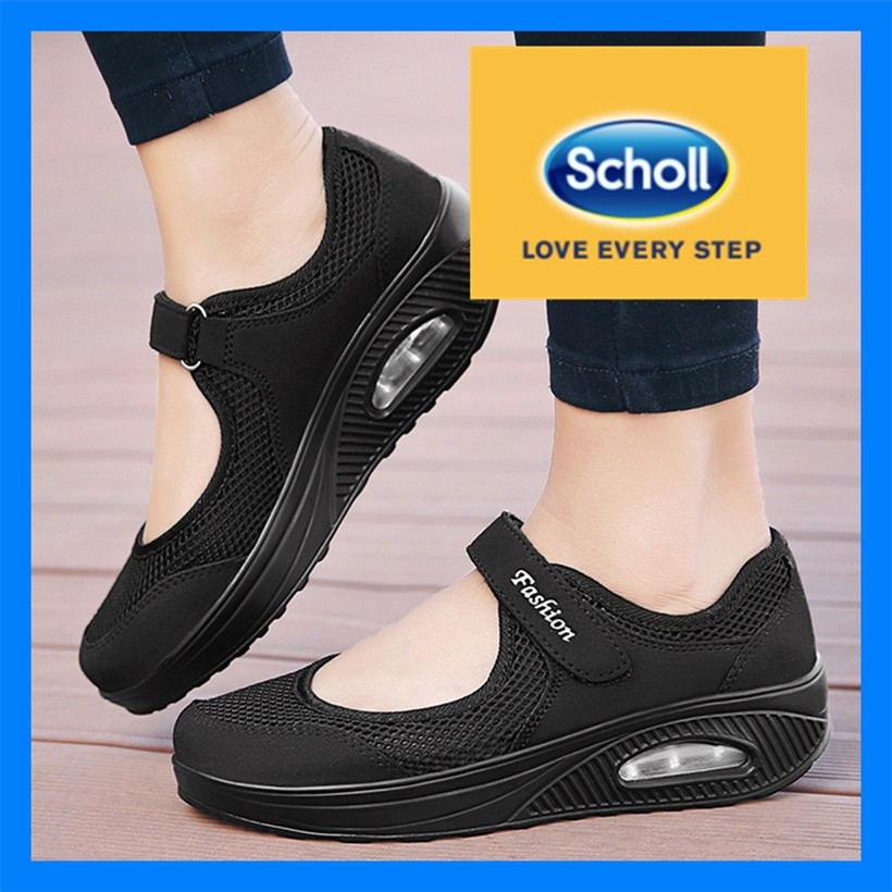 GC2 รองเท้า Scholl ผู้หญิงรองเท้าแบนผู้หญิงเกาหลี Scholl รองเท้าผู้หญิงรองเท้ากีฬาผู้ชายเดินรองเท้าผ