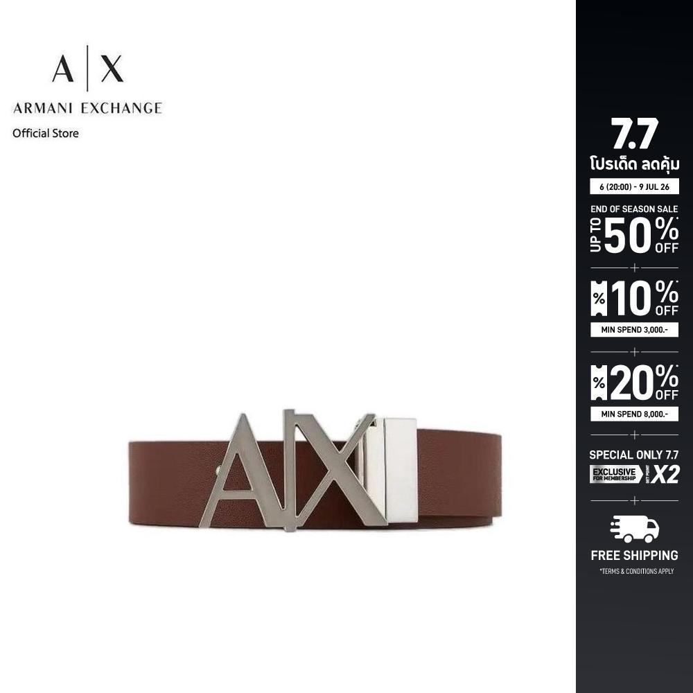 Armani Exchange เข็มขัดผู้ชาย รุ่น 951017-CC505-03356 - สีน้ำตาล