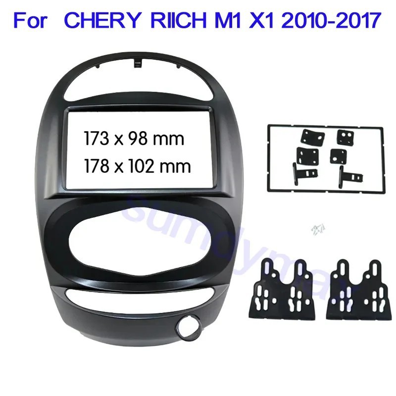 คุณภาพสูง-2010+Chery Rui Ki M1 X1 Android Navigation Variety Central Control Panel Cover Frame รถ Ce